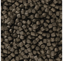 Gros plan de granulés de nourriture pour poissons