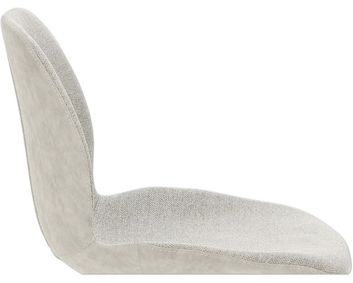 Detailansicht eines Stuhls mit Stoffbezug