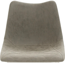 Detailansicht eines gepolsterten Stuhls mit gestepptem Sitz