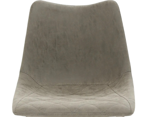 Detailansicht eines gepolsterten Stuhls mit gestepptem Sitz