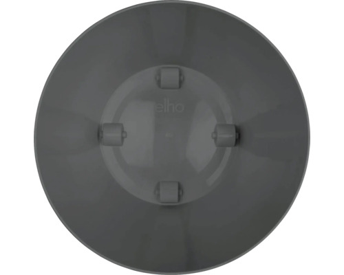 Logo Elho sur une soucoupe pour pots de fleurs avec roulettes