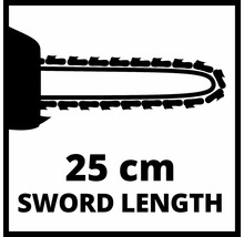 Longueur de lame 25 cm