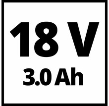 Puissance de la batterie 18 volts 3.0 ampères-heures