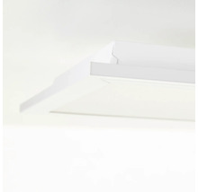 Vue détaillée d'une lampe blanche