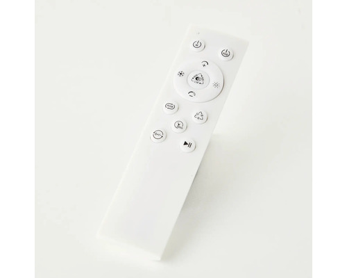 Télécommande blanche pour éclairage avec différents boutons de fonction