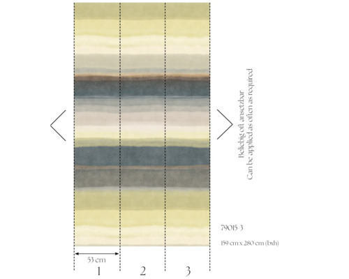 Motif de papier peint avec des rayures horizontales