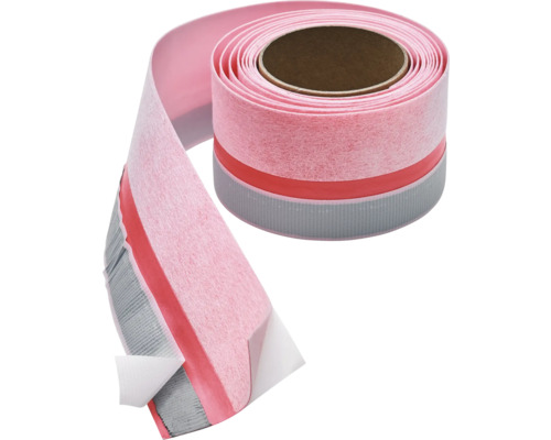 Rouleau de bande d'étanchéité avec non-tissé et lèvre d'étanchéité