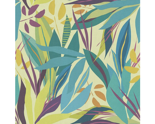 Papier peint avec motif floral de feuilles