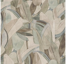Tissu textile avec motif de feuilles