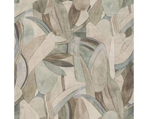 Tissu textile avec motif de feuilles