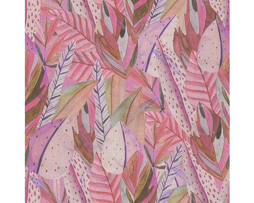 Papier peint avec motif de feuilles