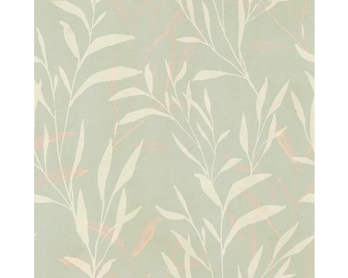 Tapete mit floralem Blattmuster