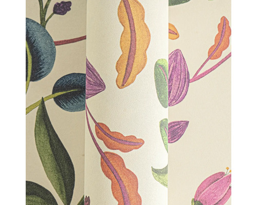 Papier peint avec motifs végétaux