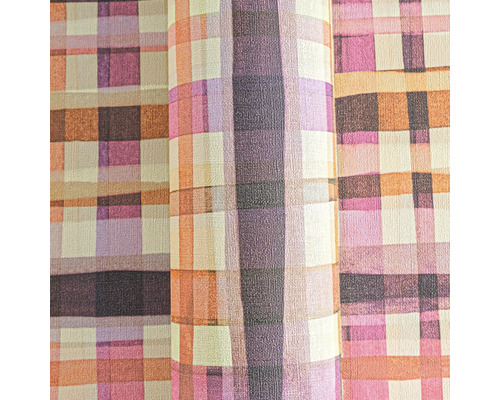 Vue détaillée d'un rouleau de papier peint à carreaux