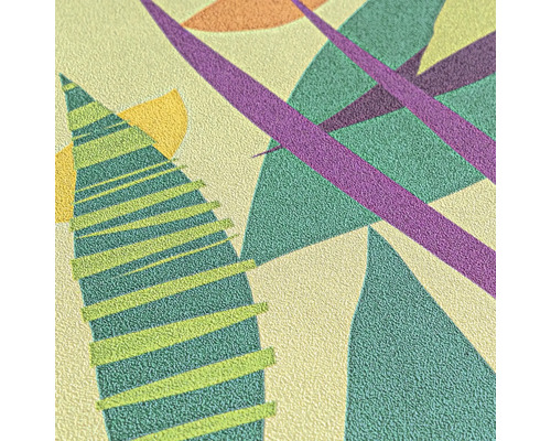 Vue détaillée d'un papier peint avec un motif abstrait