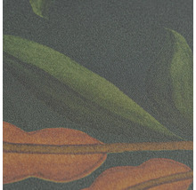 Nahaufnahme einer Tapete mit Blattmuster