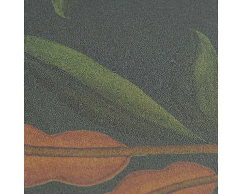 Nahaufnahme einer Tapete mit Blattmuster