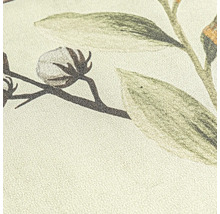 Gros plan d'un papier peint avec motif floral