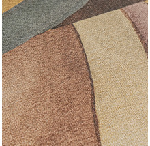 Gros plan d'un papier peint textile avec un motif géométrique