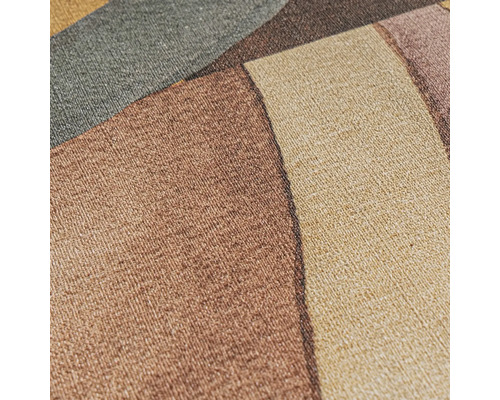 Gros plan d'un papier peint textile avec un motif géométrique