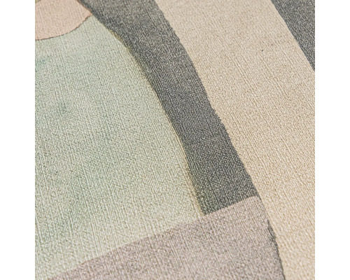 Nahaufnahme einer strukturierten Tapete mit geometrischen Formen