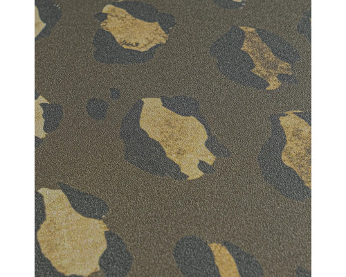 Nahaufnahme einer Tapete mit Leopardenmuster