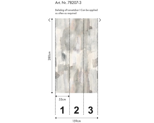 Dimensions du papier peint photo