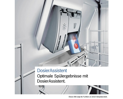 Geschirrspüler mit Dosierassistent und Spültab