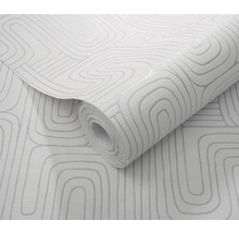 Tapetenrolle mit grafischem Muster