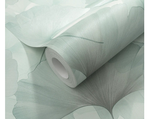 Rolle Tapete mit Ginkgo-Blatt-Muster