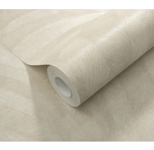 Rouleau de papier peint à motif de feuilles