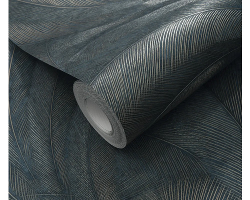 Rouleau de papier peint avec motif de plumes