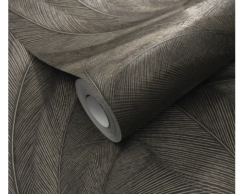 Rouleau de papier peint intissé motif plumes