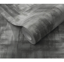 Rouleau de papier peint gris avec motif abstrait