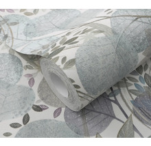 Tapetenrolle mit Blattmuster