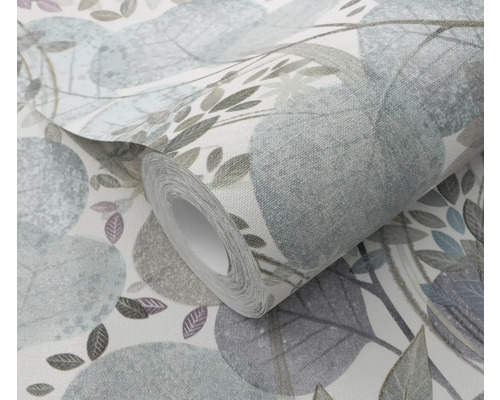 Tapetenrolle mit Blattmuster