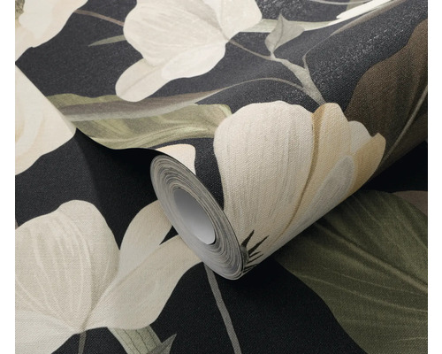 Rouleau de papier peint à motif floral