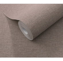 Rolle braune Tapete mit Textiloptik