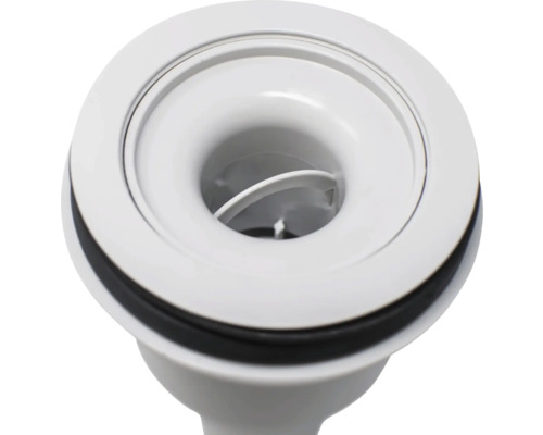 Waschbeckenablauf mit Stopfen