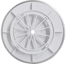 Runder Siphon-Deckel aus Kunststoff mit Metalleinfassung