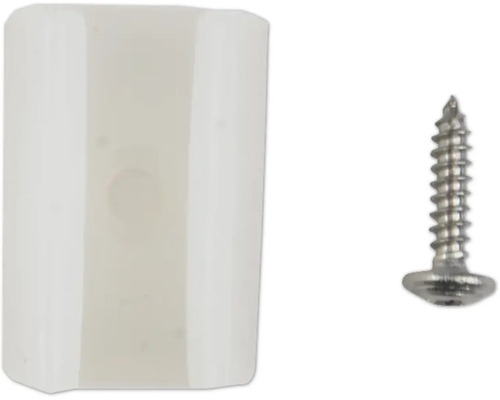 Cheville en plastique avec vis