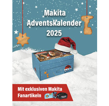 Calendrier de l’Avent Makita 2025 avec des articles de fans exclusifs Makita
