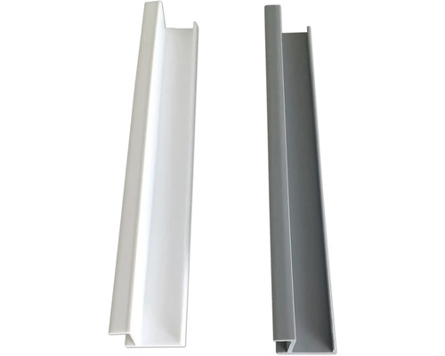 Zwei unterschiedlich geformte, längliche Profile