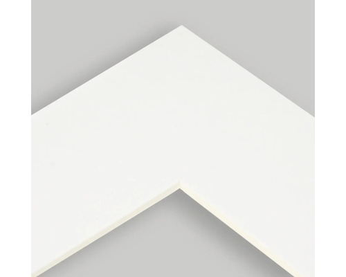 Ausschnitt eines weißen Bilderrahmens