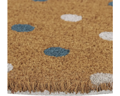 Fußmatte aus Kokosfaser mit Punktmuster