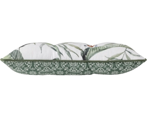 Coussin de chaise de jardin avec motif de feuilles et motif floral