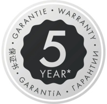 Garantie de 5 ans