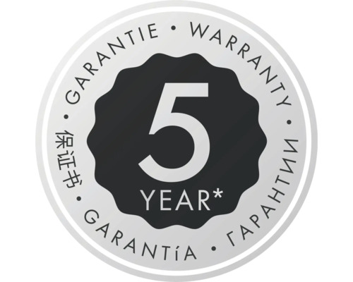 Garantie de 5 ans