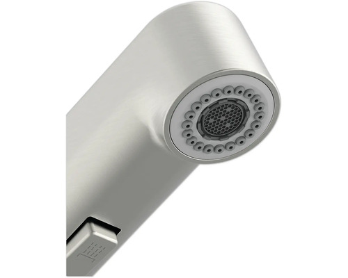 Gros plan d'une douchette de robinet de cuisine