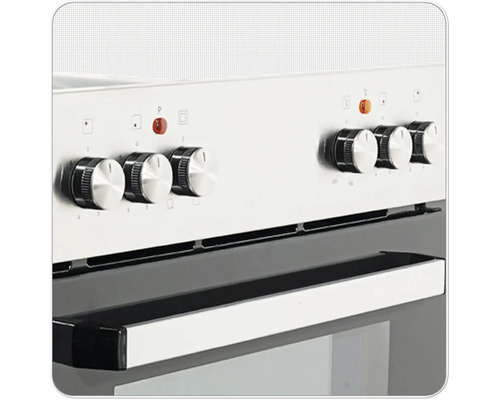 Nahaufnahme eines Herds mit Drehknöpfen